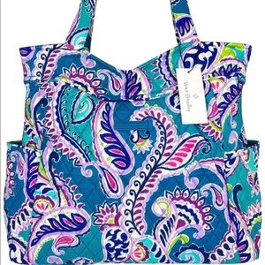 Wakiki Paisley Vera Bradley Pleated tote